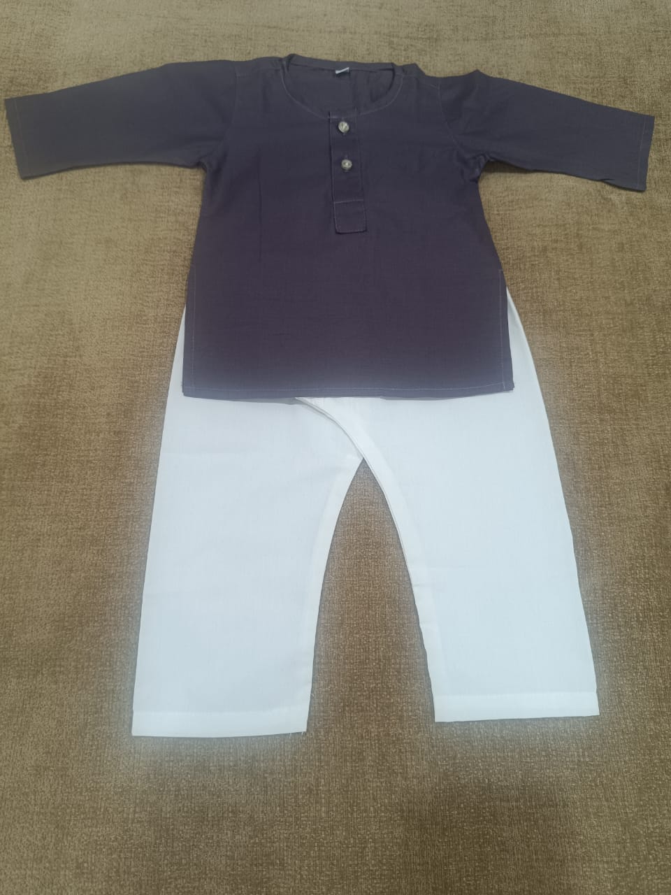 New Born Cotton Kurta Pajama Set