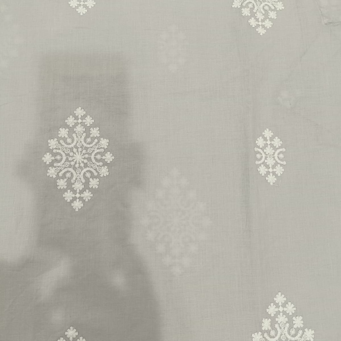 Embroidered Kurta with Pant Cut Pajama