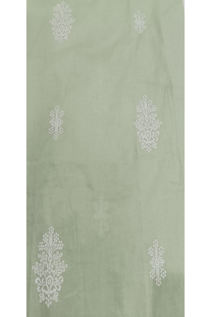 Translation missing: en.Embroidered Kurta with White Pant Cut Pajama
