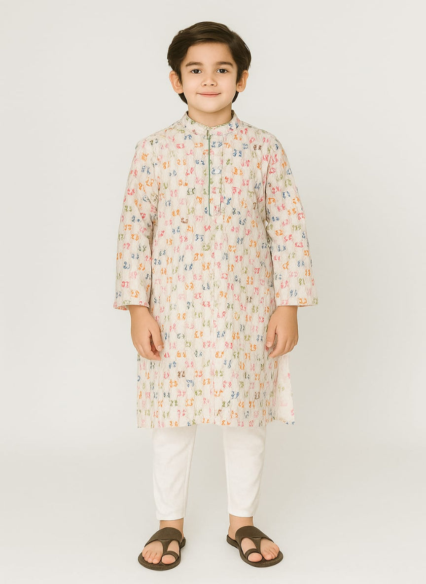 Chikankari Kurta Pajama Set