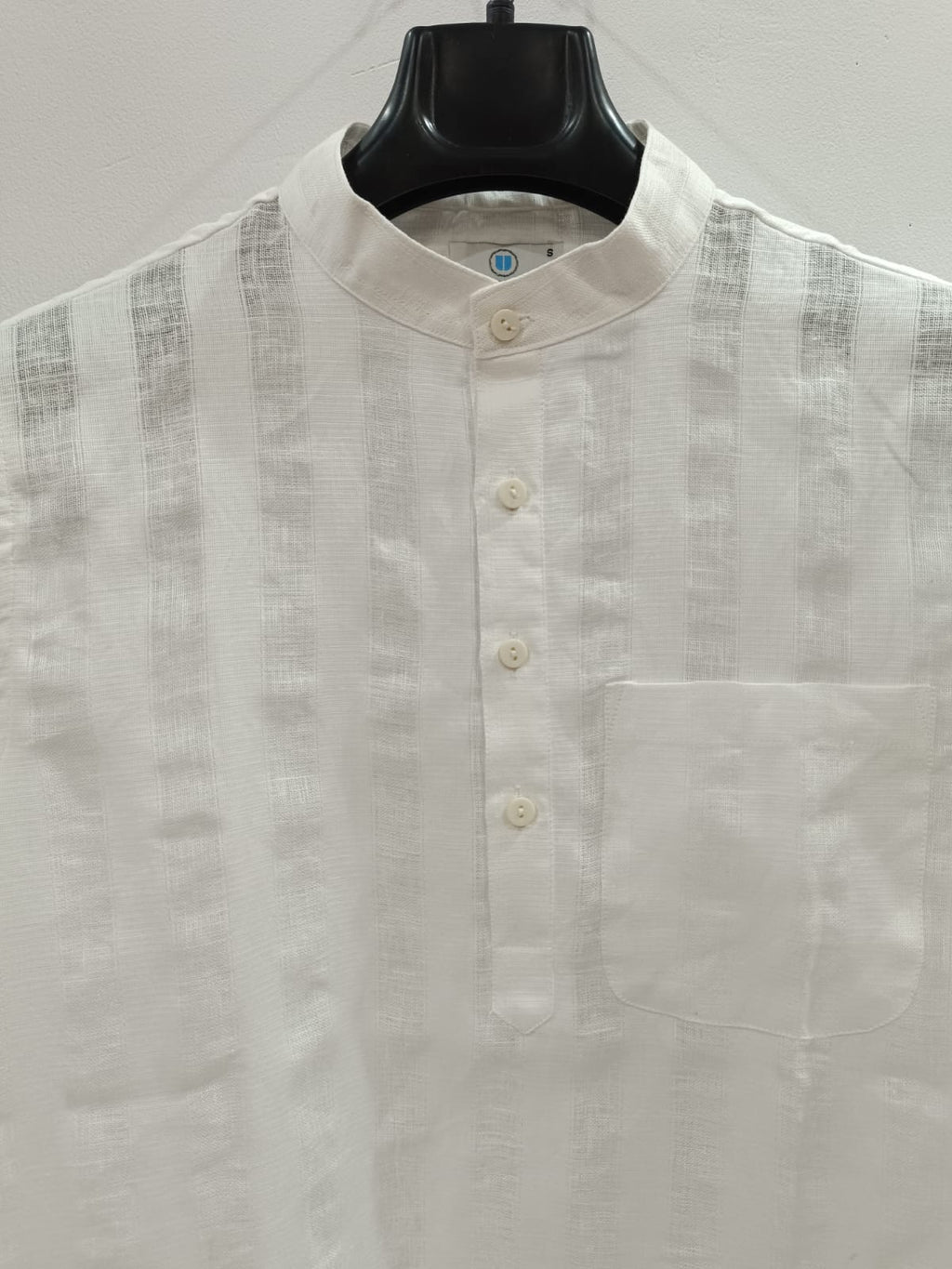 Men's Linen White Kurta