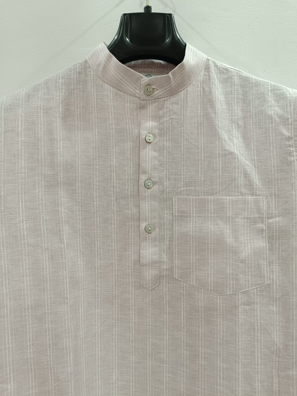 Men's Linen Striped Kurta