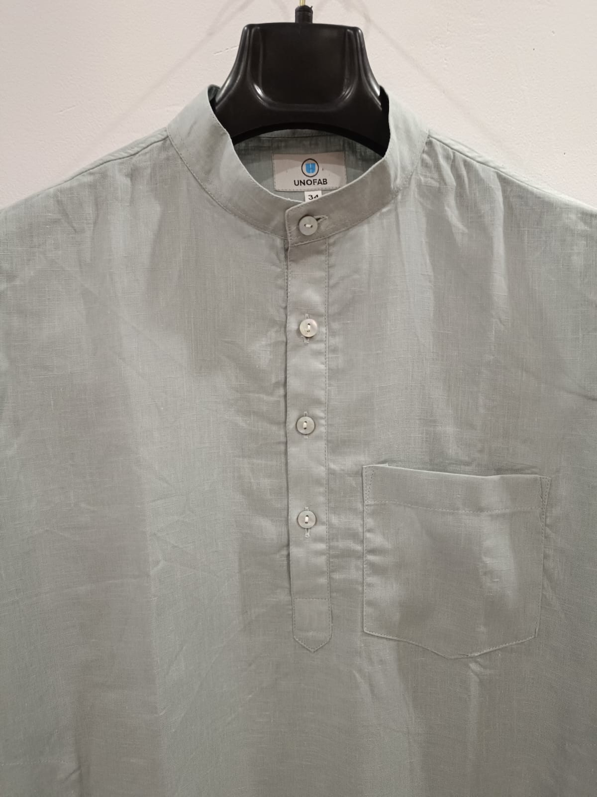 Men's Linen Kurta