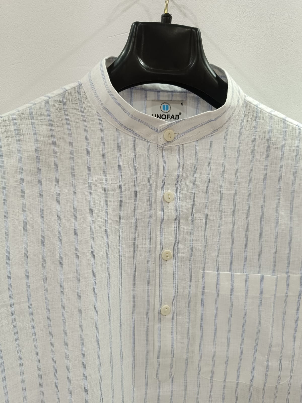 Men's Linen Striped Kurta