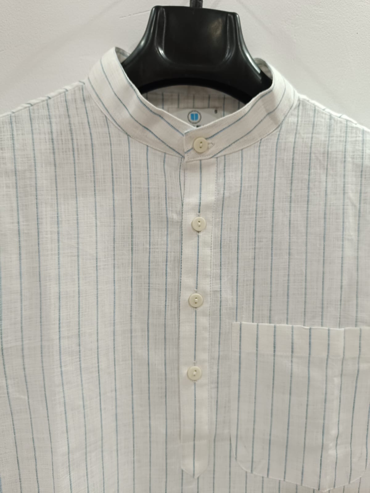 Men's Linen Striped Kurta