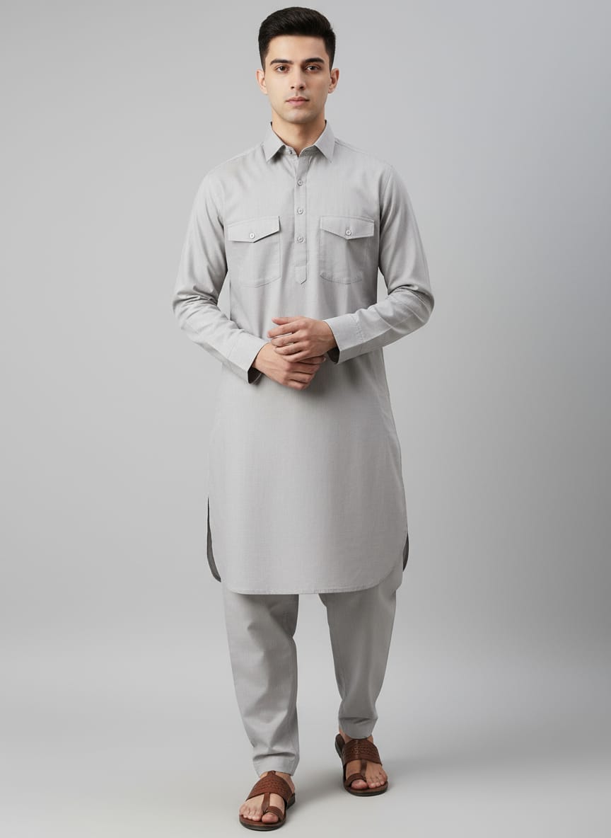 Men's Pathani Kurta Salwar Set
