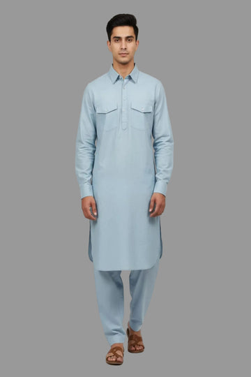 Translation missing: en.Men's Pathani Kurta Salwar Set
