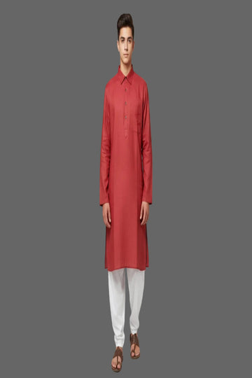 Translation missing: en.Pathani Kurta with White Salwar