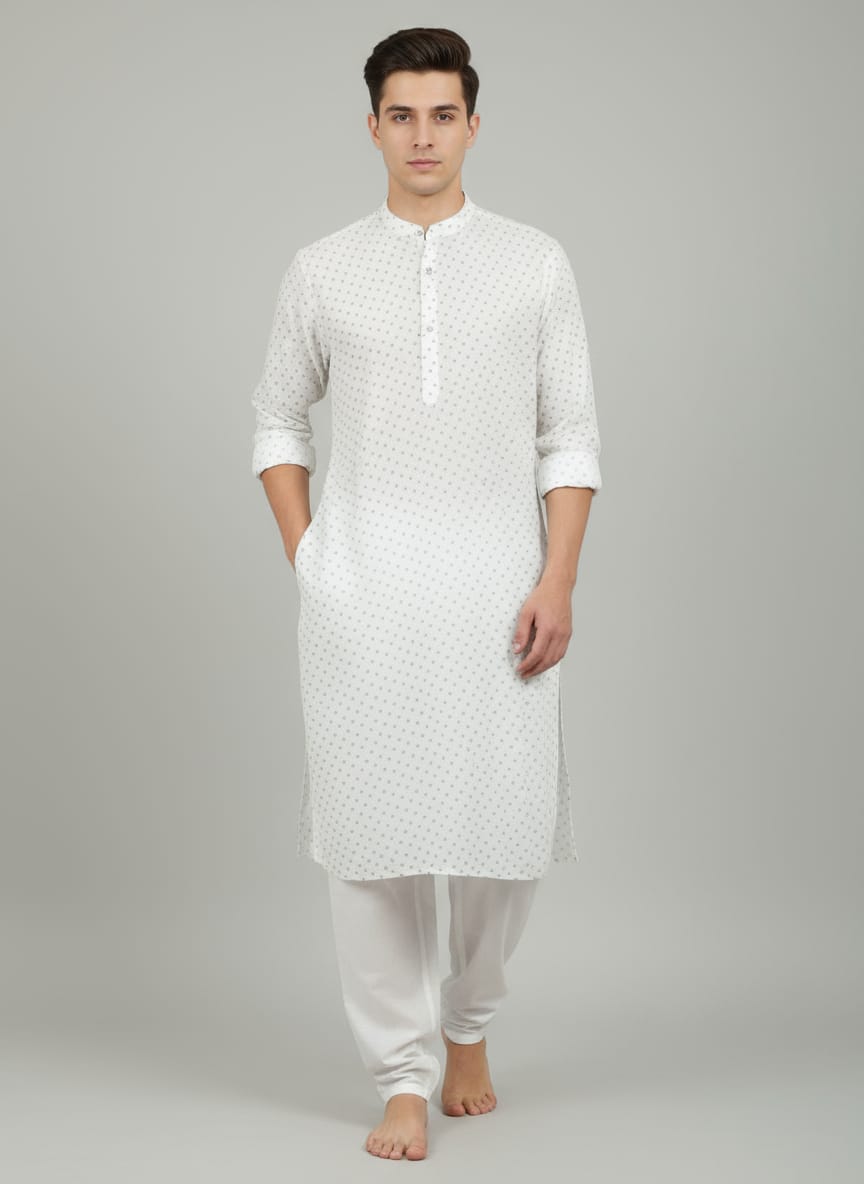 Printed Cotton Kurta