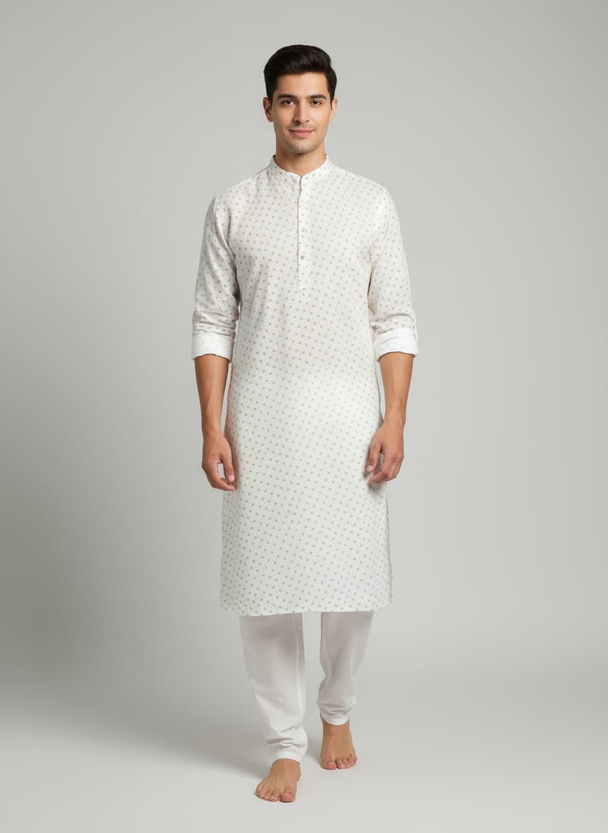Printed Cotton Kurta