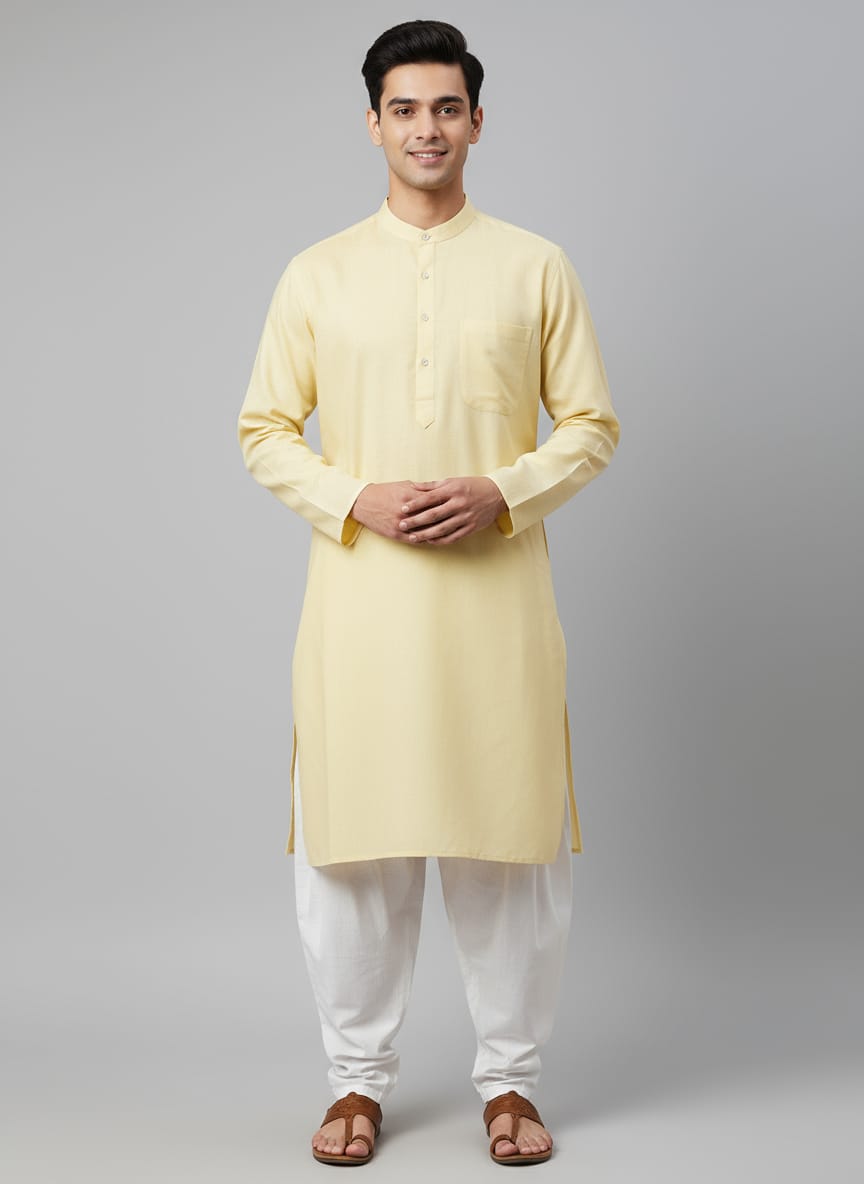 Linen Cotton Kurta