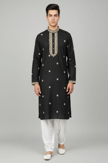 Translation missing: en.Embroidered Kurta with Salwar