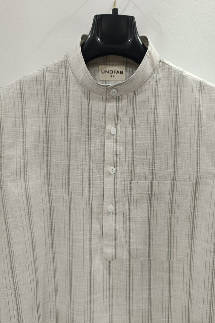 Translation missing: en.Men's Cotton Blend Striped Kurta