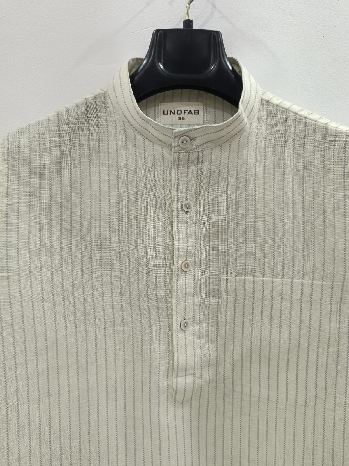 Men's Cotton Blend Striped Kurta